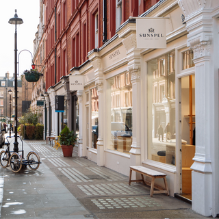 sunspel chiltern street london / retail store design