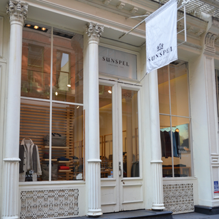 sunspel mercer street new york retail store / retail store design / retail international expansion and rollout