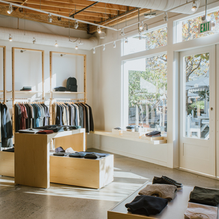 Sunspel Marin San Francisco - retail store design , retail expansion services and rollout